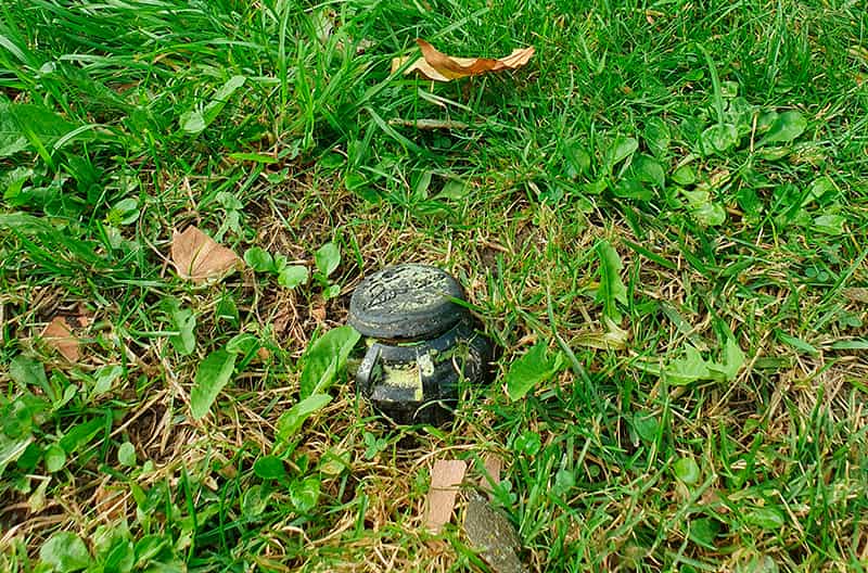 Photo équipement Urbasense dans du gazon