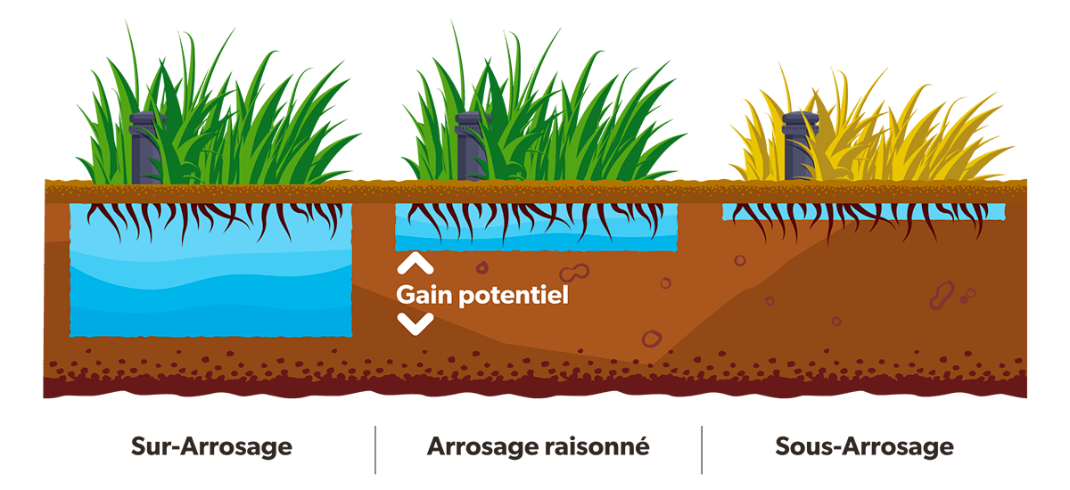 Schéma optimisation arrosage