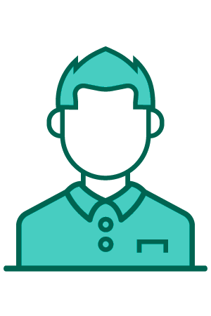 Pictogramme employé homme